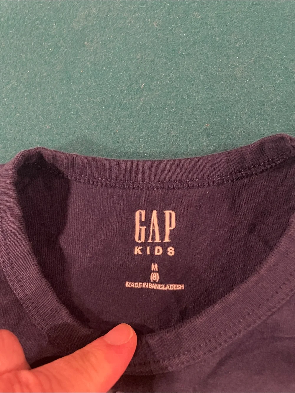 GAP Navy Short-Sleeve Tee with Yellow Sunglasses Graphic